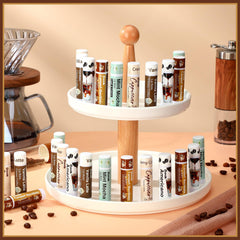 Dansib cappuccino coffee lip balm offering soft lips with a cozy aroma