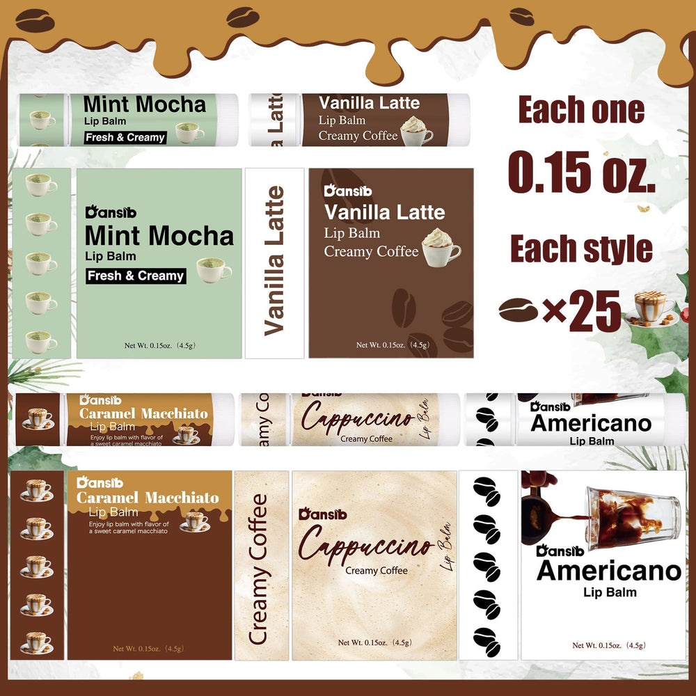 Dansib caramel macchiato lip balm nourishing with subtle sweetness