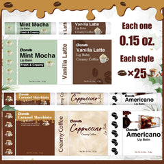 Dansib caramel macchiato lip balm nourishing with subtle sweetness