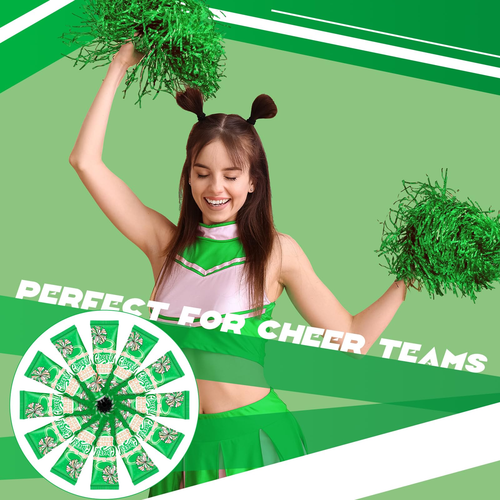 Dansib cheer team gift set 24 pieces ready for events and celebrations.