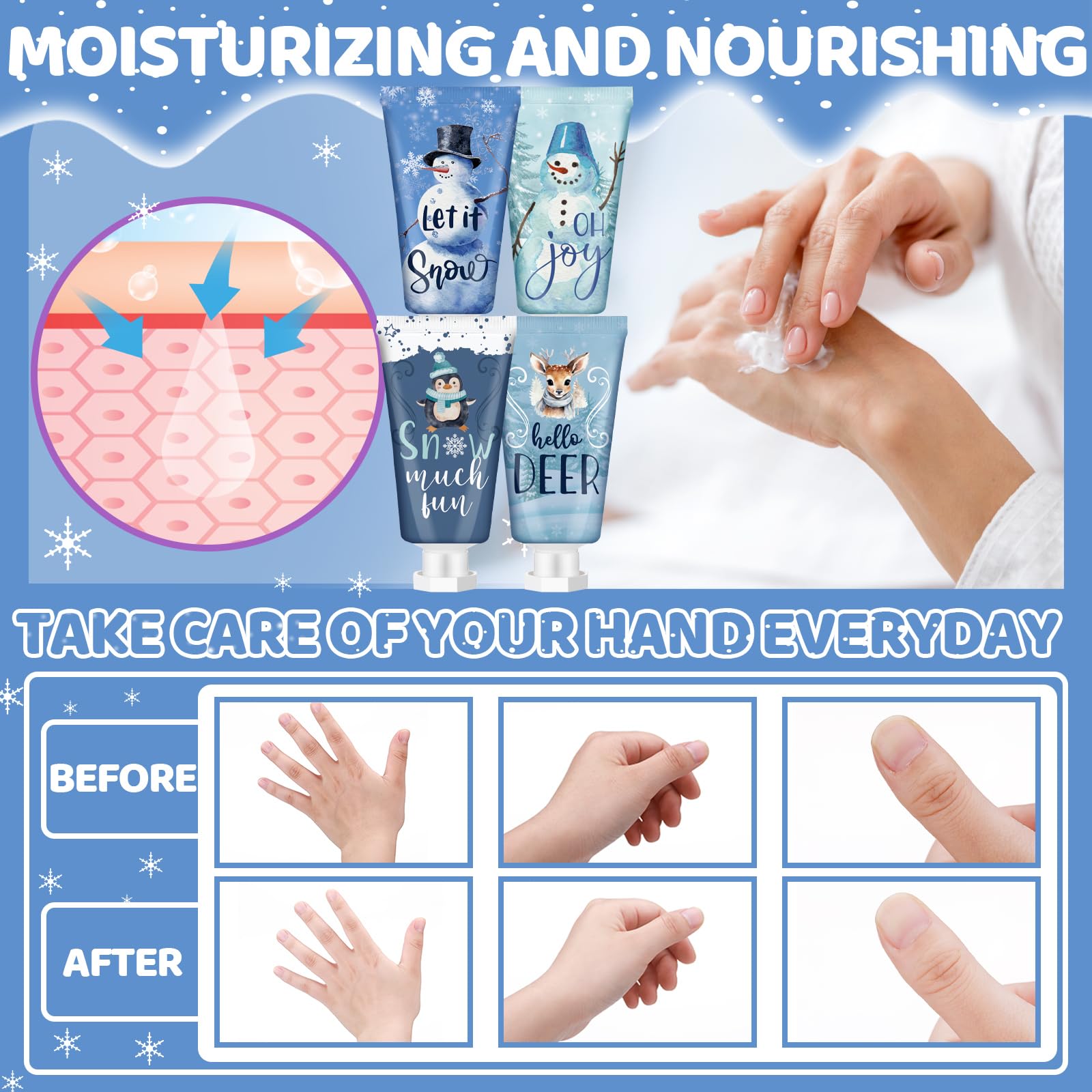 Dansib honey fragrance hand cream for nourishing, quick-absorb moisture