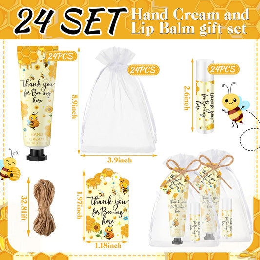 Dansib lip balm with bee motif, ideal as party favors