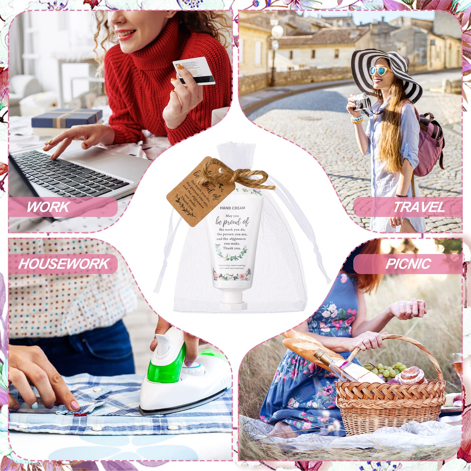 Dansib mini hand creams suitable for coworkers, teachers, and family.