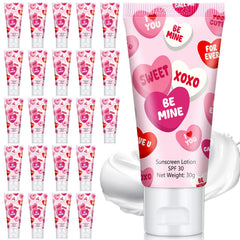 Dansib mini sunscreen bottle with 'Love U' quote for Valentine's gifting