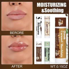 Dansib mint mocha lip balm refreshing and moisturizing