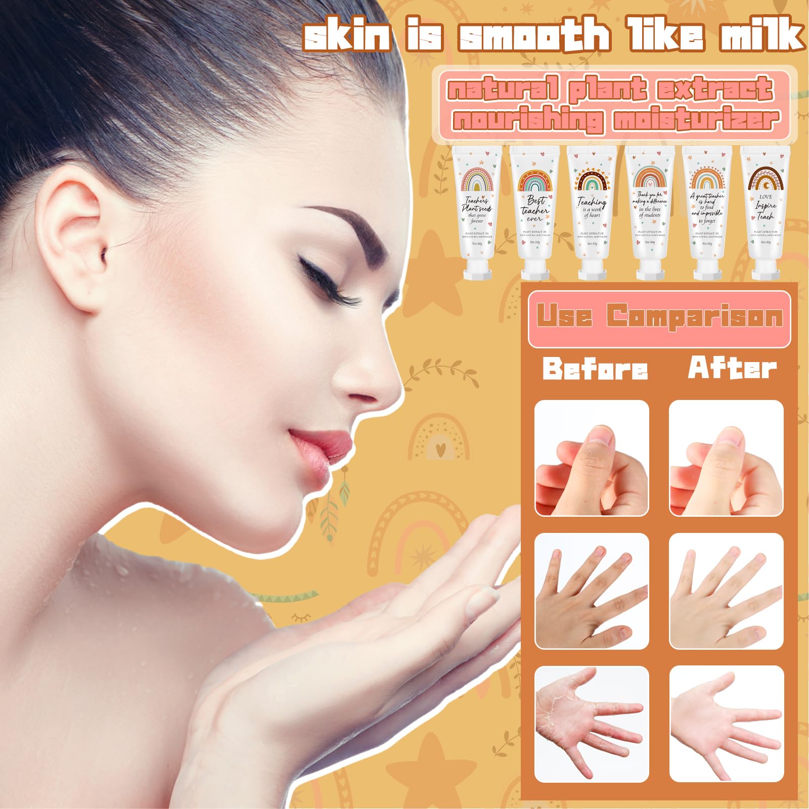 Dansib hand cream with natural plant ingredients for nourishing moisture.