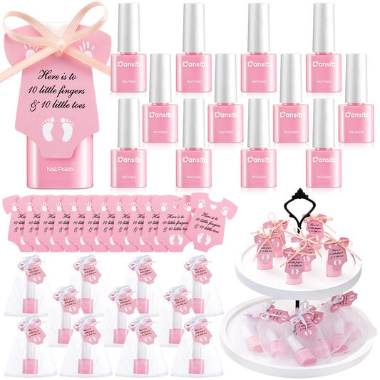 Dansib pink mini nail polish bottle close-up for stylish party nails