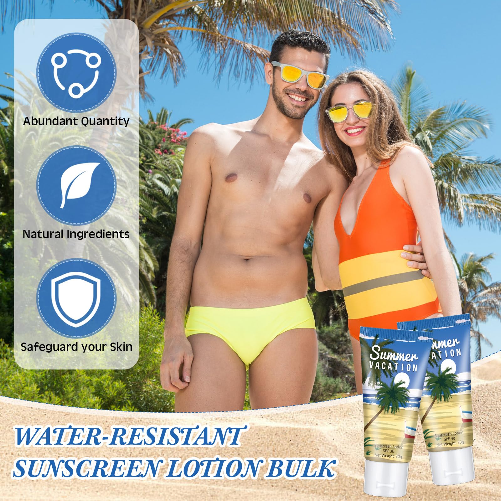 Dansib 24-pack sunscreen keeps guests covered during celebrations