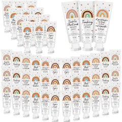 Dansib teacher appreciation hand cream with boho rainbow design for quick hydration.