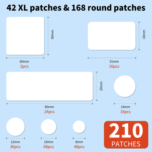 Daolyo round 10mm patch on cheek for quick blemish containment