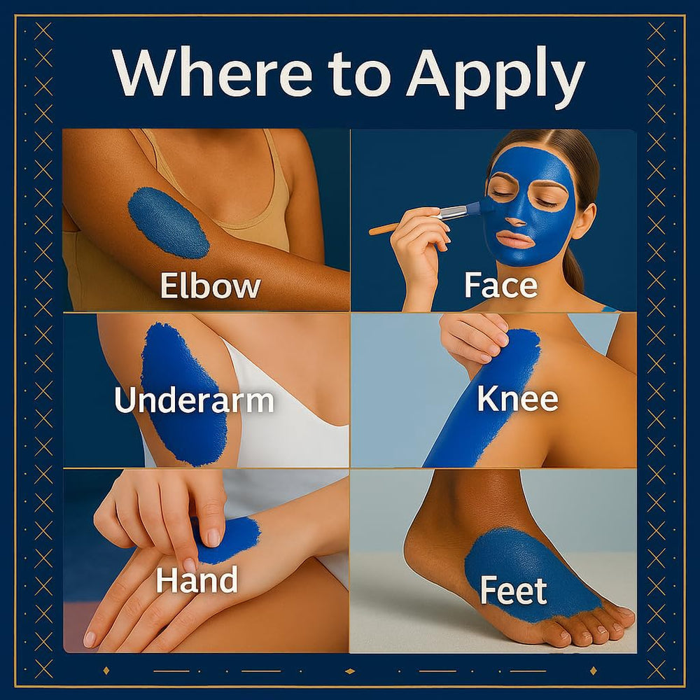 Dar Marwa Nila mask mix demonstrates easy at-home ritual.
