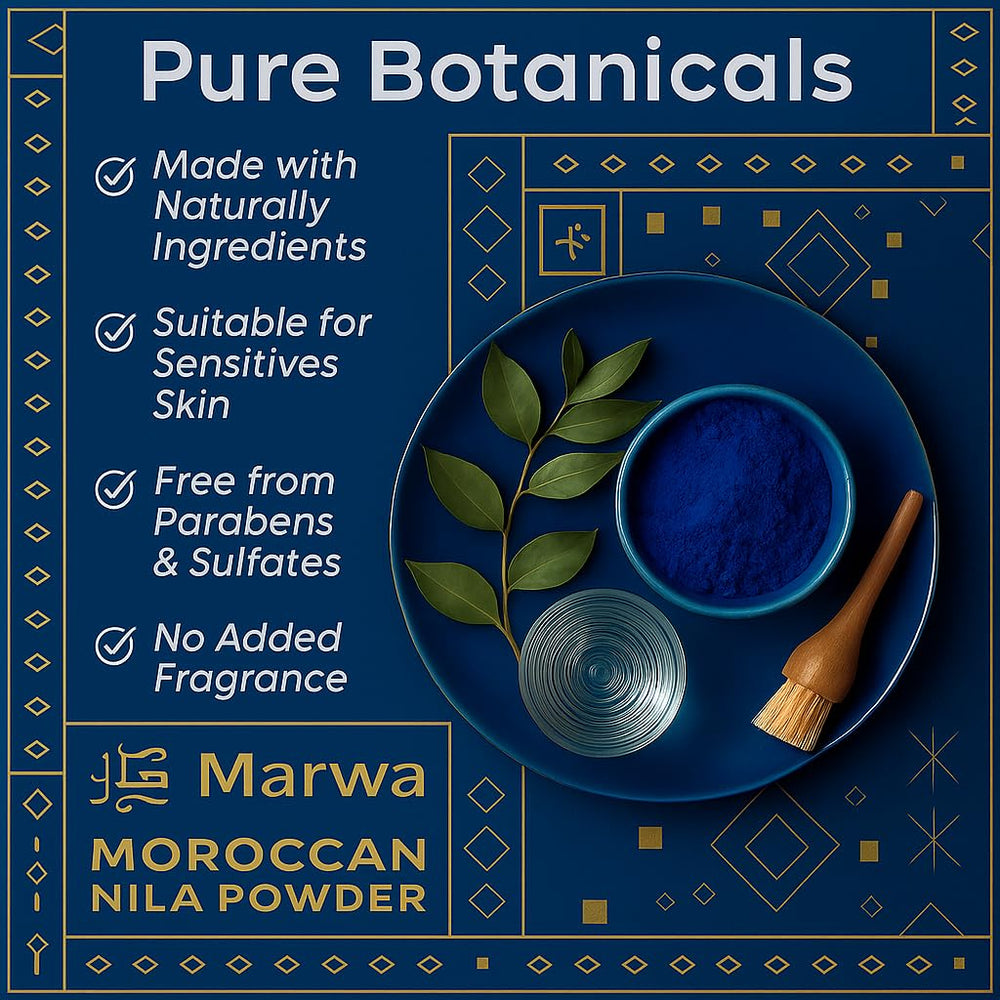 Dar Marwa Nila powder highlights mineral-rich color for daily care.