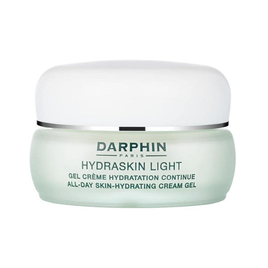 Darphin Hydraskin Light Gel Cream bottle; lightweight hydration for normal to combination skin