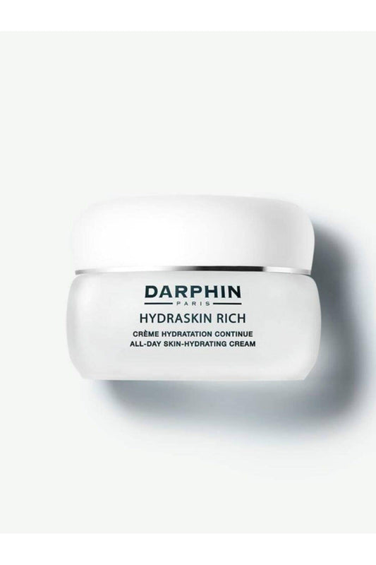 Darphin Hydraskin Rich Moisturizer box and branding highlight premium skincare.