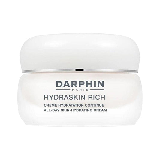 Darphin Hydraskin Rich Moisturizer jar displaying rich hydration for dry skin.