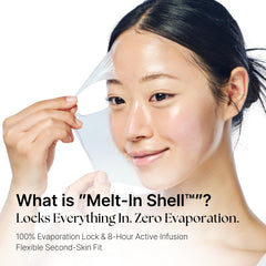 DaseuL’ Meltin Shell hydrogel layer sealing in moisture for overnight hydration