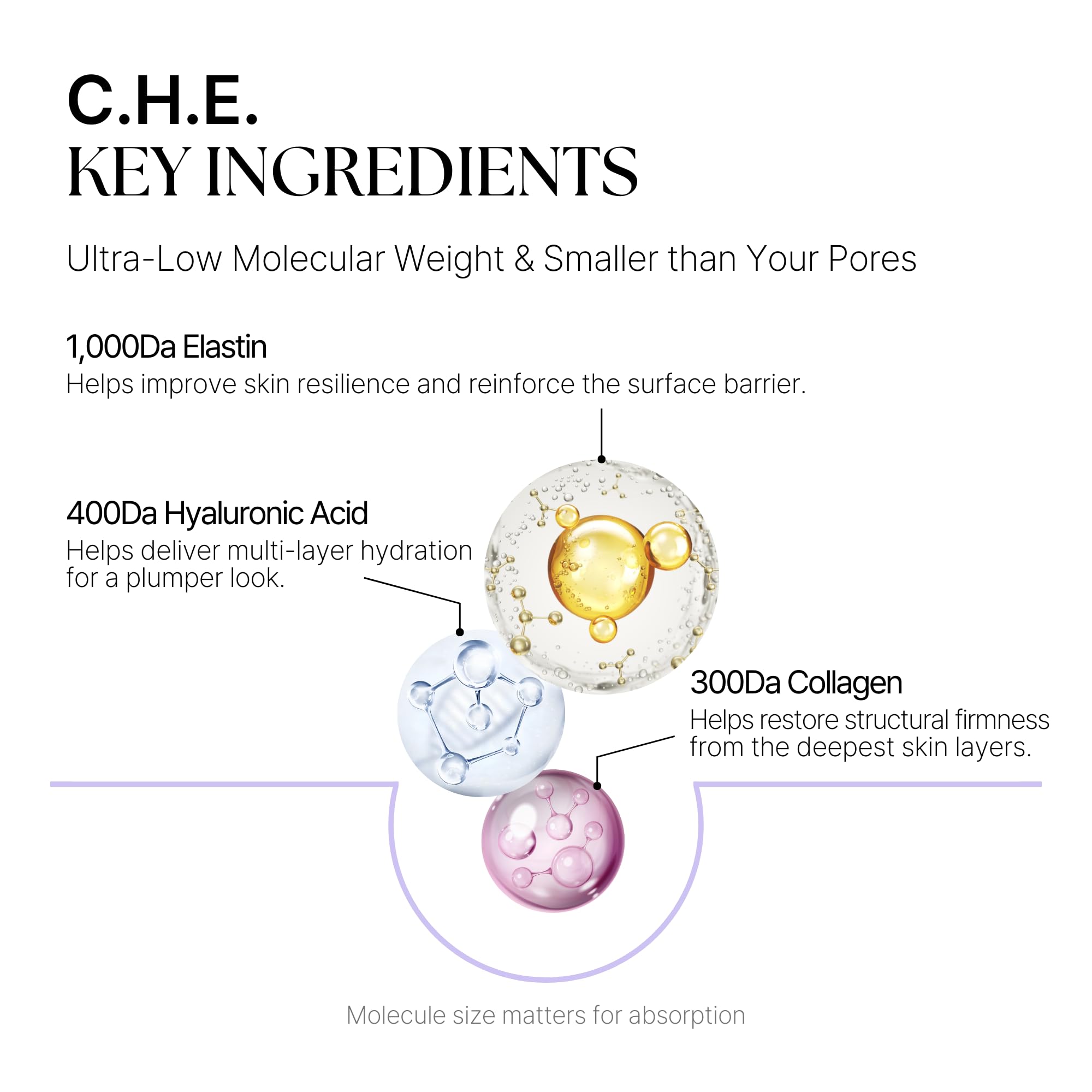 DaseuL’ C.H.E. Meltin Shell ultra-low molecular formula with deep skin absorption
