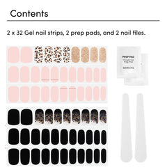 Chip-resistant nail strips from Dashing Diva for long wear.