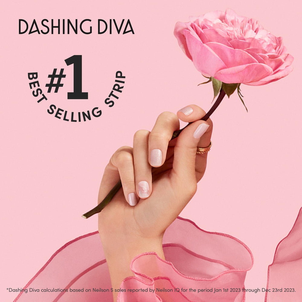 Dashing Diva cuticle stick and nail oil for easy removal after wear.