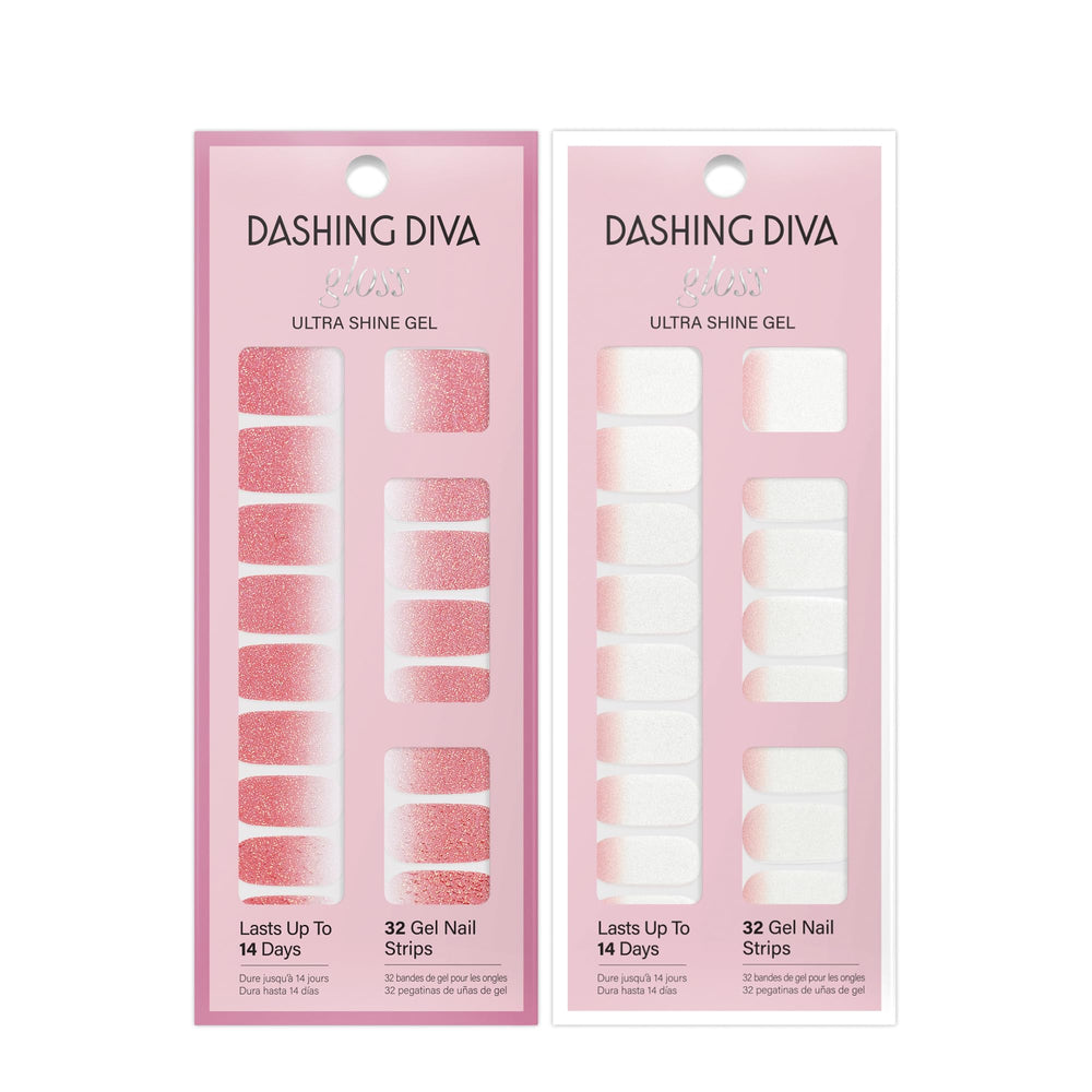 Dashing Diva fold excess and file for clean nail edges.