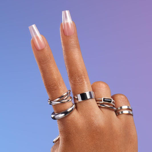 Dashing Diva GelXtend 14-day wear nails with secure adhesion and shine.