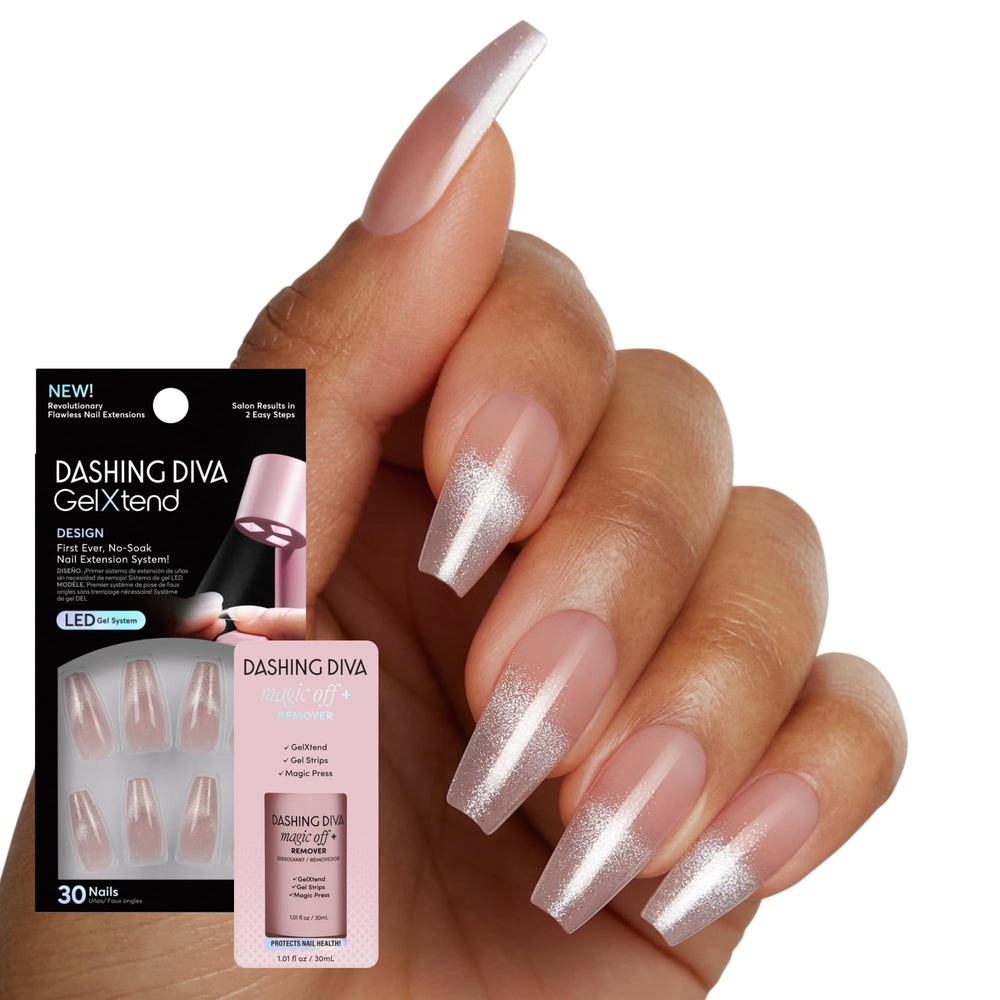 Dashing Diva GelXtend ready-wear nails for salon-quality extension at home.