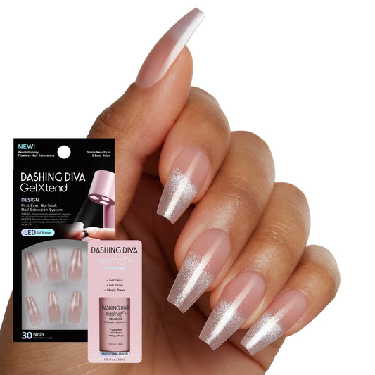 Dashing Diva GelXtend ready-wear nails for salon-quality extension at home.