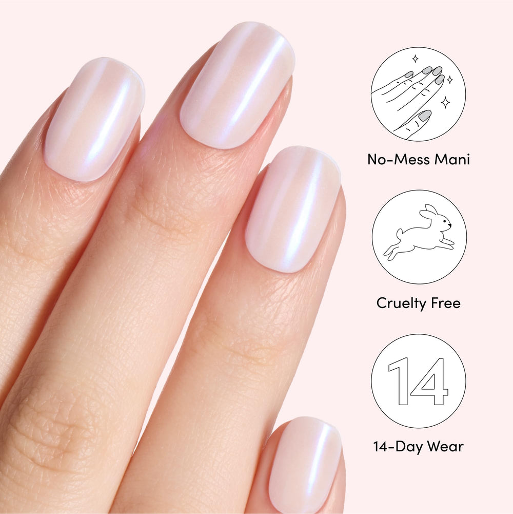 Dashing Diva Glaze LED cure scene showing 45‑second semi‑cured finish.