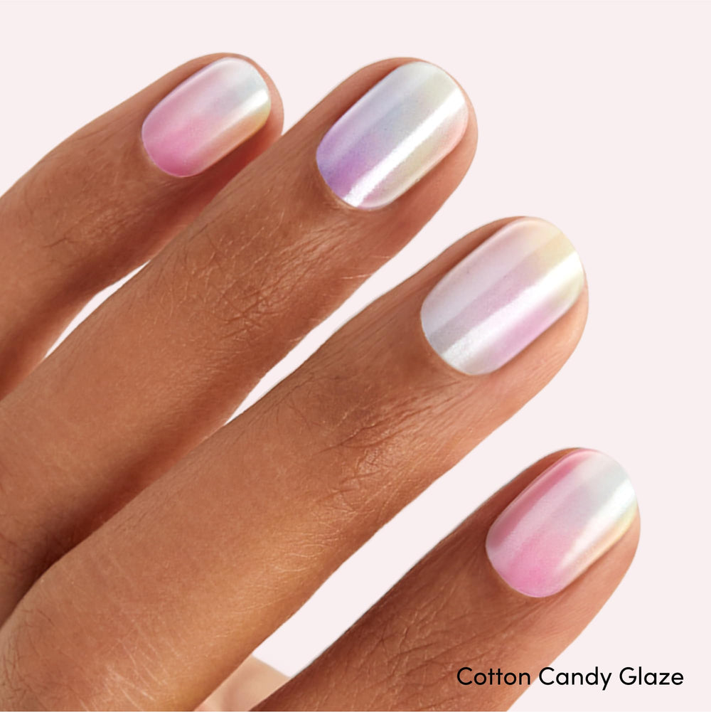 Dashing Diva Glaze Unicorn Glaze swatch shows full-coverage, high-shine finish