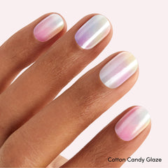Dashing Diva Glaze Unicorn Glaze swatch shows full-coverage, high-shine finish