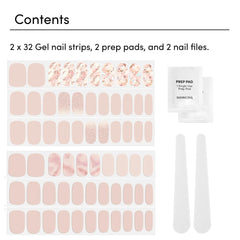 Dashing Diva application step shows placing strips on nails for a quick, smooth fit.
