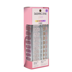 Dashing Diva Gloss Nail Strips kit packaging highlighting contents