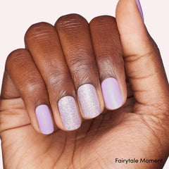Dashing Diva Fairytale Moment accent strips add subtle sparkle to nails