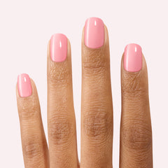 Dashing Diva Gloss Nail Strips Salon Shine Soft Pink shows durable chip-resistant wear