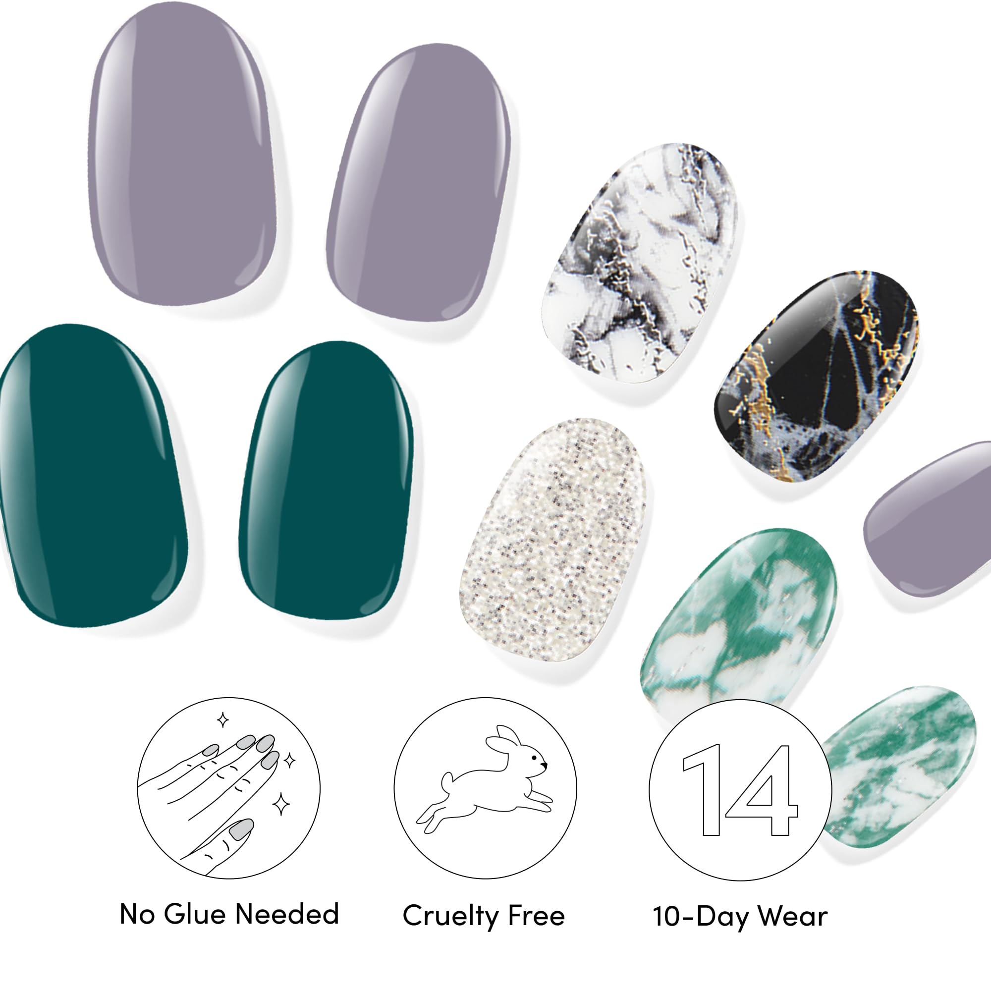 Dashing Diva trim excess to create clean nail edges