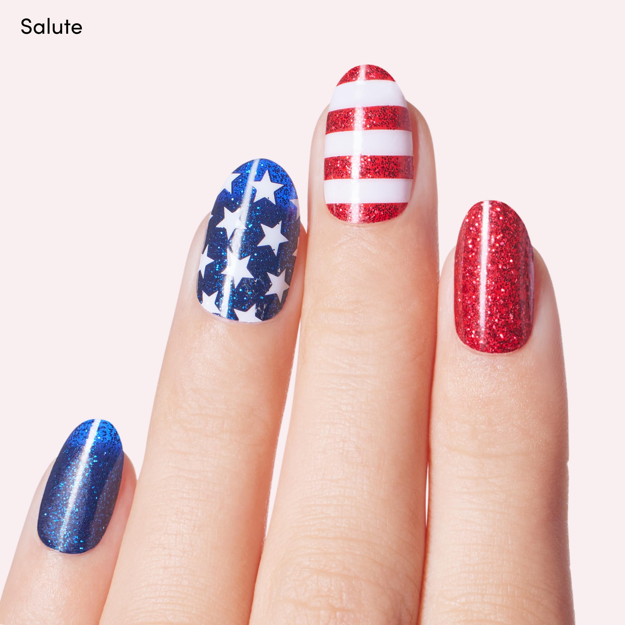 Dashing Diva Independence gloss strips deliver bold, salon-like shine.