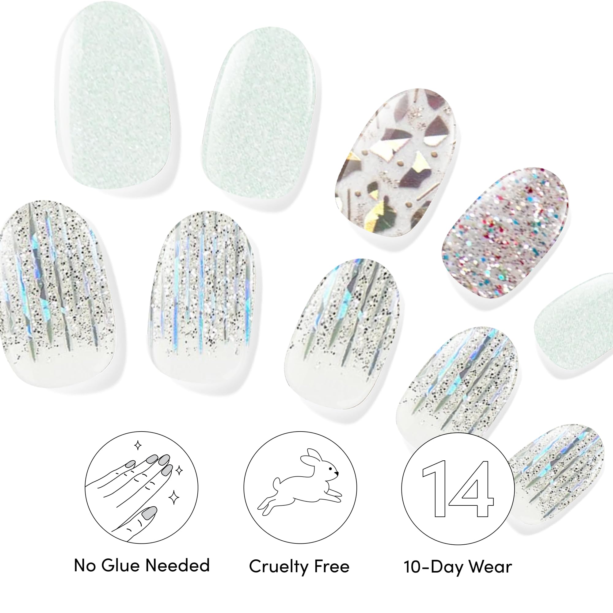 Dashing Diva Magic Off removes strips without damaging natural nails.