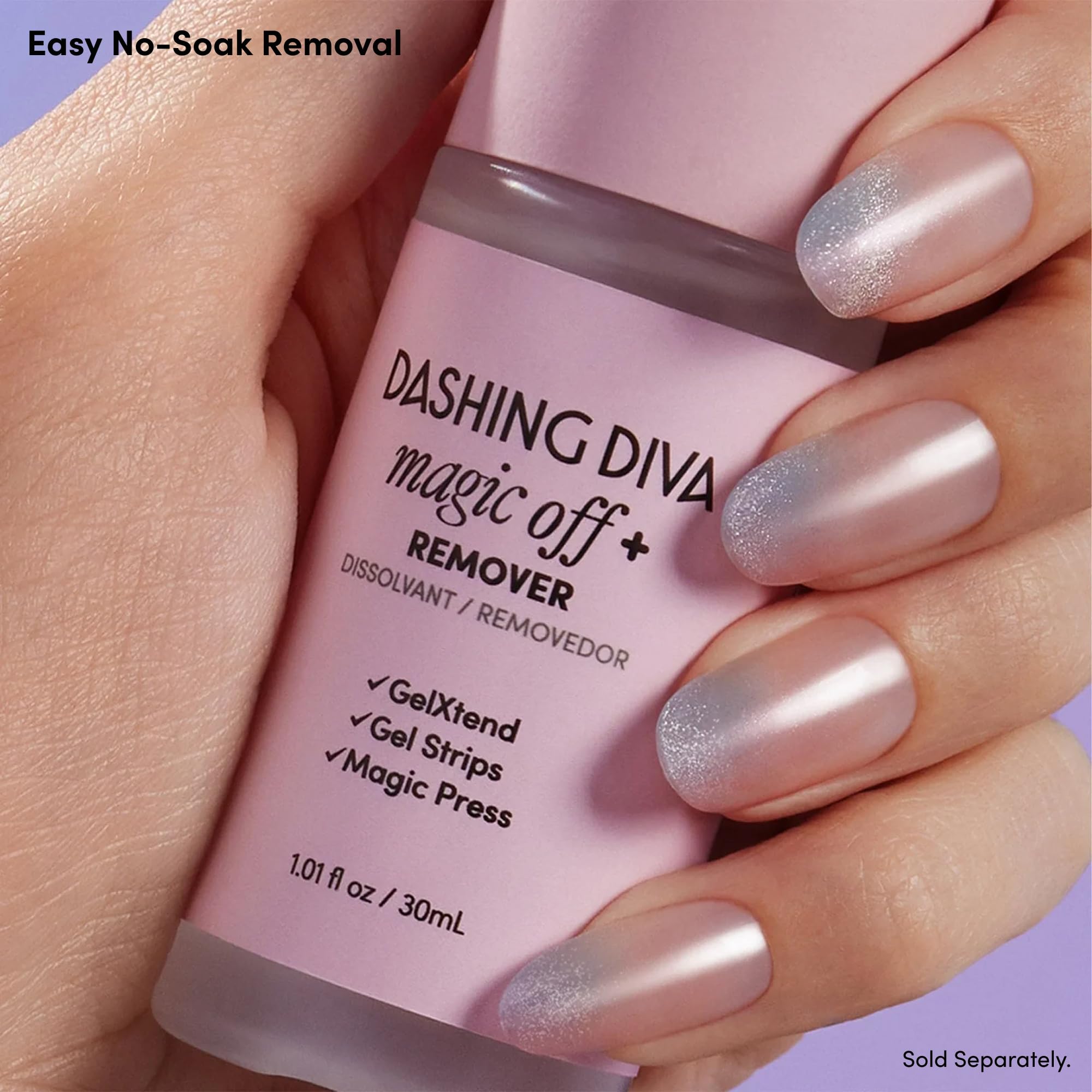 Dashing Diva removal with Magic Off+ is simple and non-damaging.
