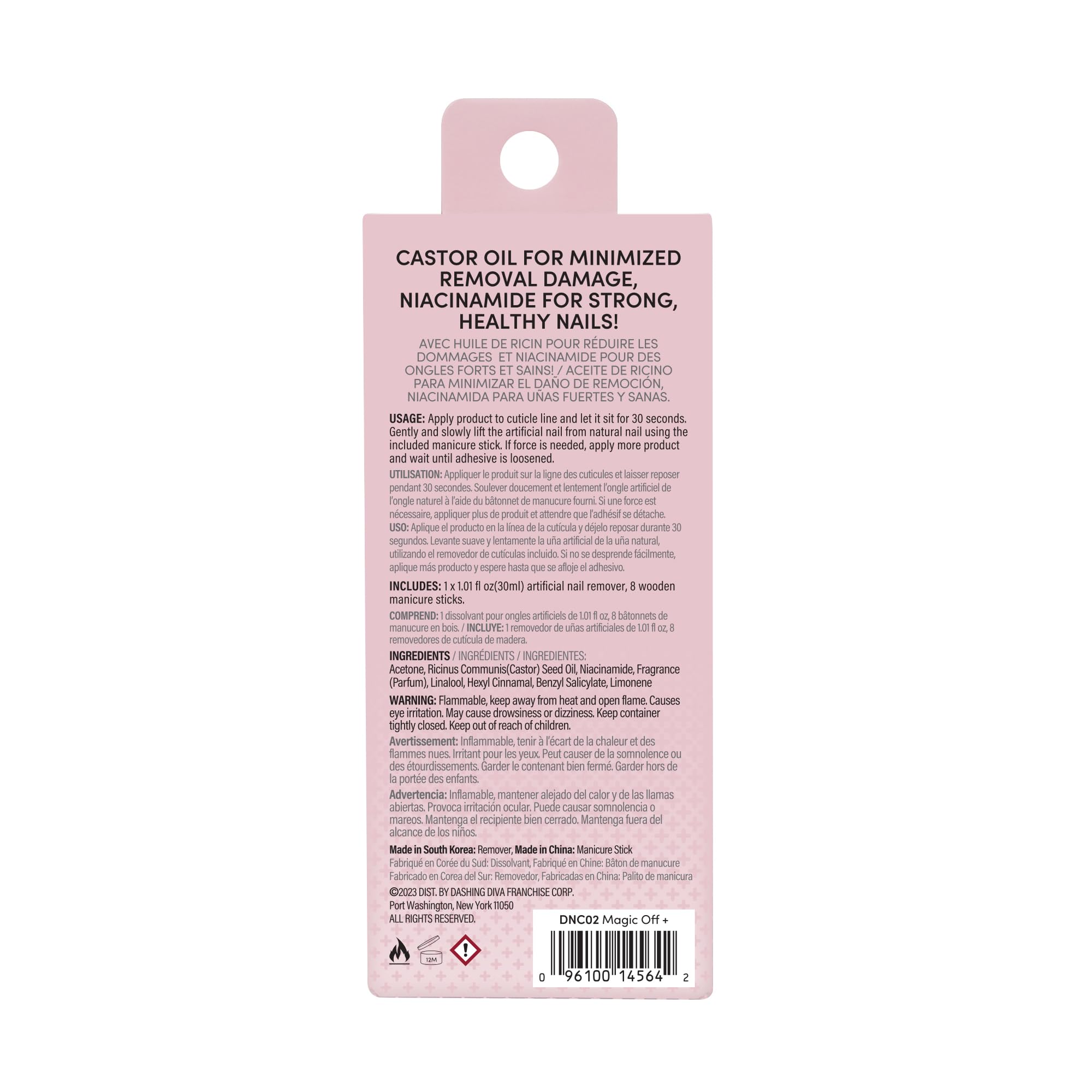 Dashing Diva nail tips pack with 12 sizes for a perfect fit.