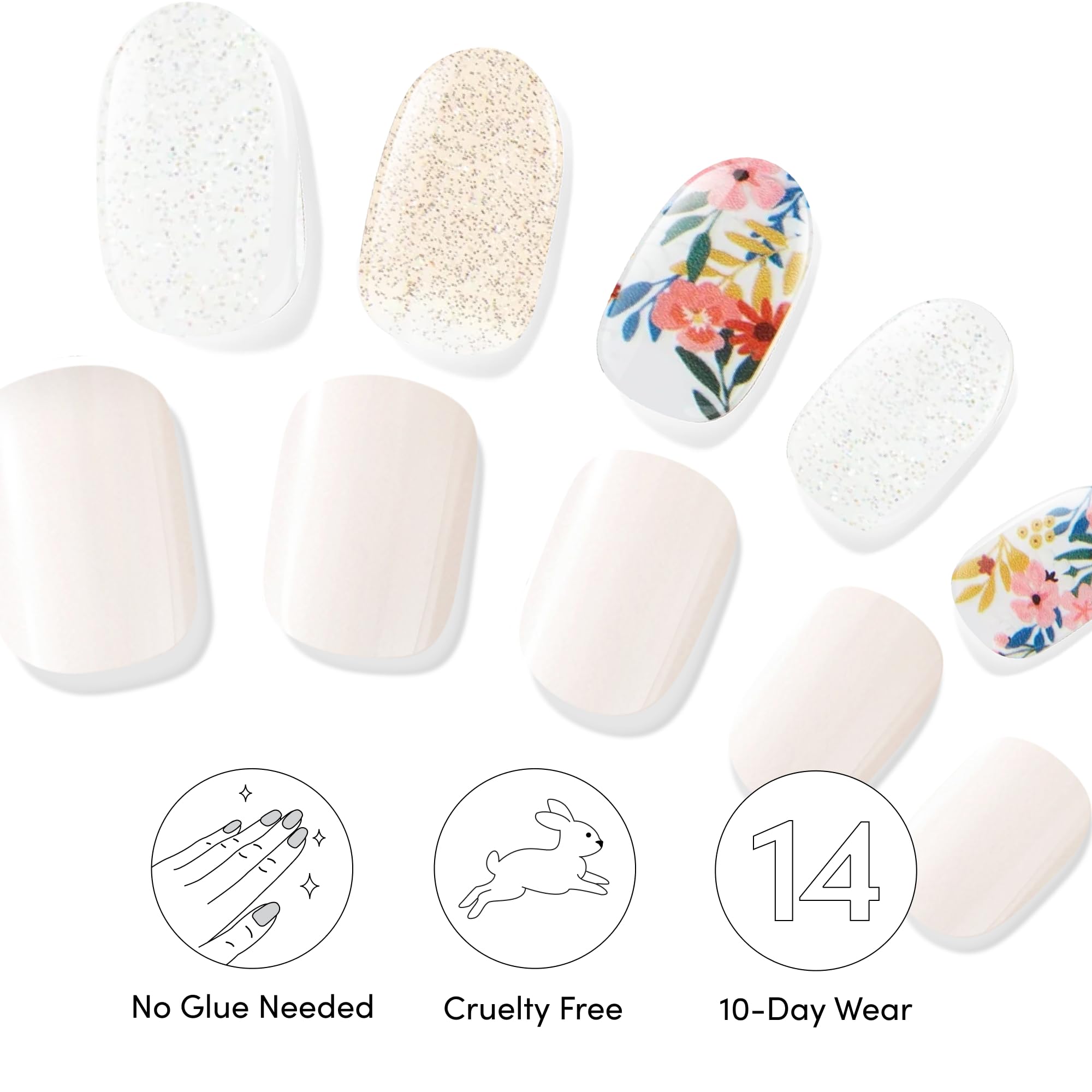 Dashing Diva gel strips require no UV light for drying
