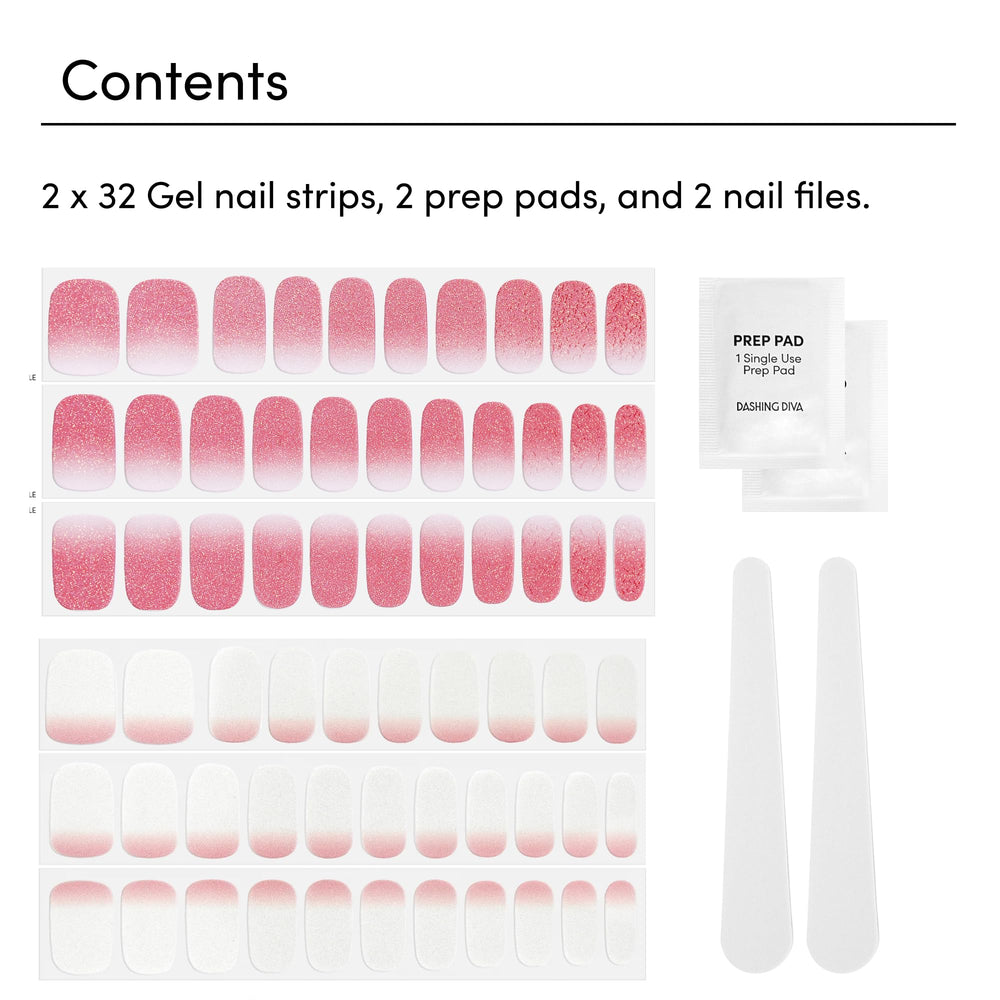 Dashing Diva prep pad cleans oils for better strip adhesion.