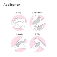 Dashing Diva prep pad included for clean nail prep