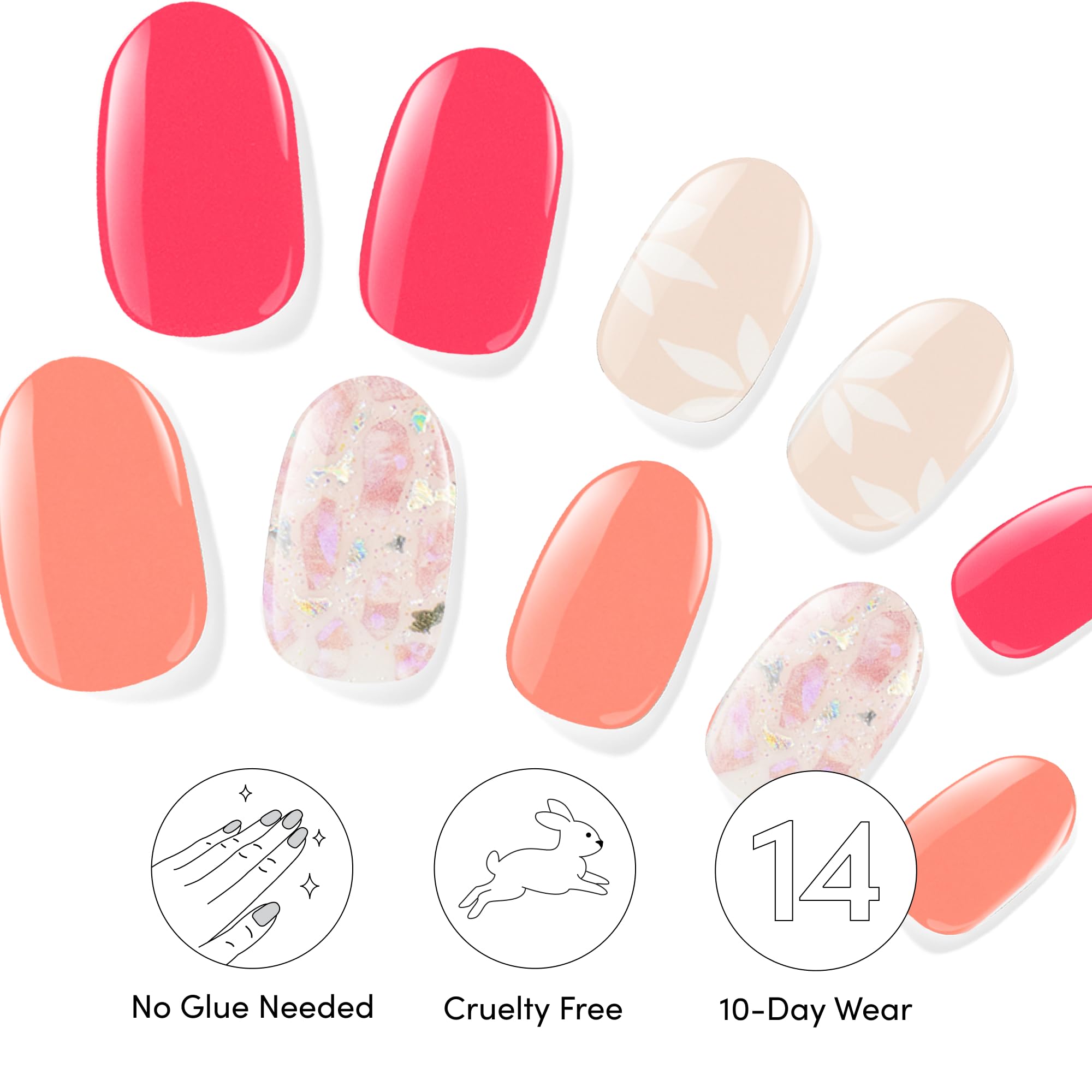 Vivids collection two sets opened, ready for at-home manicure