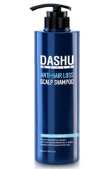 DASHU Revitalizing Protein Shampoo bottle showing nourishing scalp and potential thickness boost