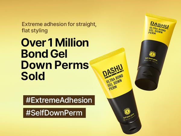 DASHU Ultra Bond Gel Down Perm provides a 10-minute at-home treatment.