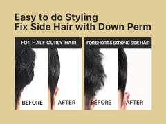 DASHU Ultra Bond Gel Down Perm with herbal extracts for hair protection during use.