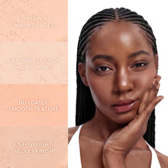 Dasique Blending Mood Cheek #01 swatches on skin for natural, effortless flush
