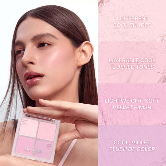 Dasique Blending Mood Cheek 02 closed compact ready for on the go touch ups.