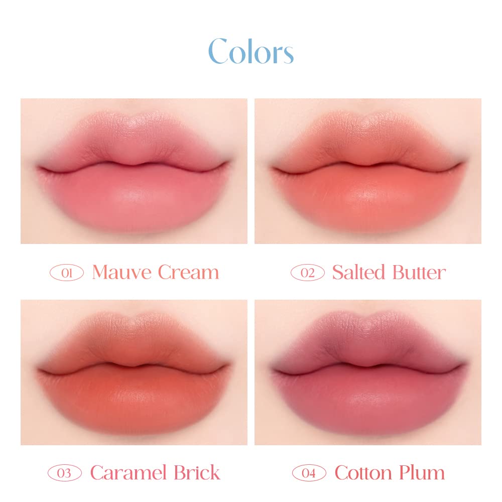Dasique Cream de butter Tint #03 Caramel Brick daily-use application glides smoothly for comfortable wear.
