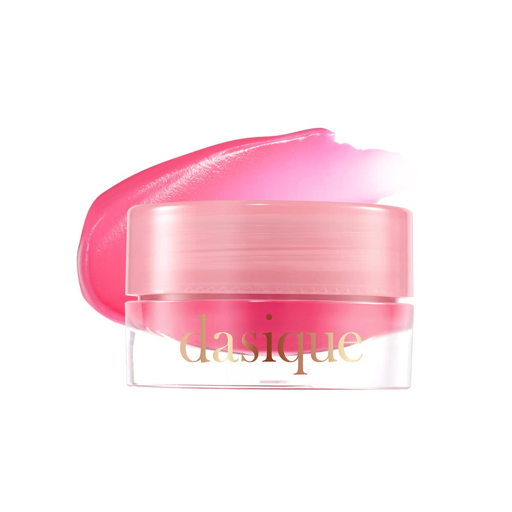 dasique Fruity Lip Jam strawberry-gloss close-up shows high shine and moisture.